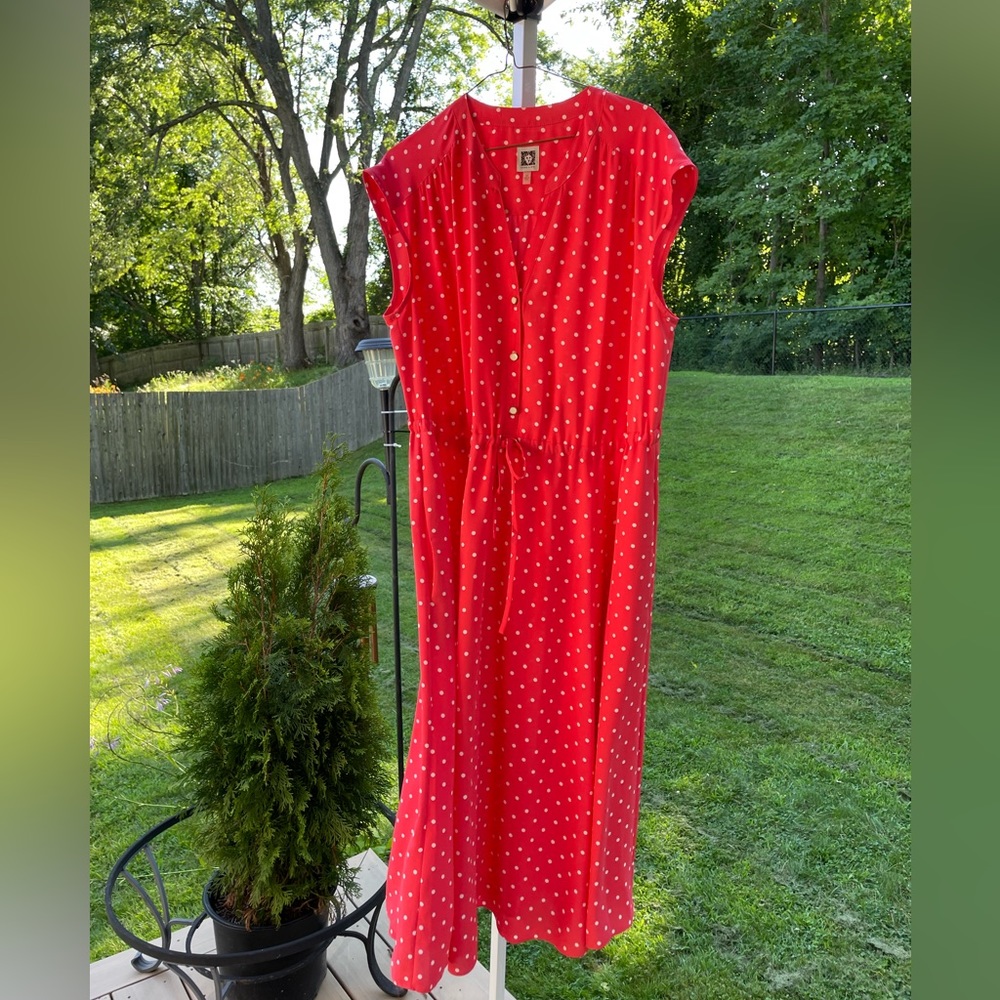 Anne Klein polka dot dress